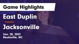 East Duplin  vs Jacksonville  Game Highlights - Jan. 28, 2022