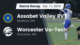 Recap: Assabet Valley RVT  vs. Worcester Vo-Tech  2019