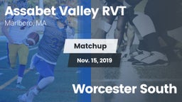 Matchup: Assabet Valley RVT vs. Worcester South 2019