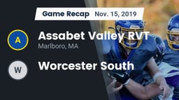 Recap: Assabet Valley RVT  vs. Worcester South 2019