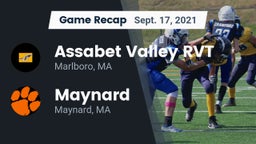 Recap: Assabet Valley RVT  vs. Maynard  2021