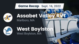 Recap: Assabet Valley RVT  vs. West Boylston  2022