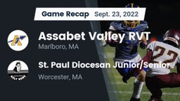 Recap: Assabet Valley RVT  vs. St. Paul Diocesan Junior/Senior  2022