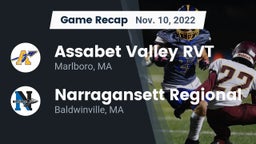 Recap: Assabet Valley RVT  vs. Narragansett Regional  2022