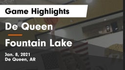 De Queen  vs Fountain Lake  Game Highlights - Jan. 8, 2021