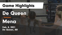 De Queen  vs Mena  Game Highlights - Feb. 8, 2021
