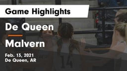De Queen  vs Malvern  Game Highlights - Feb. 13, 2021