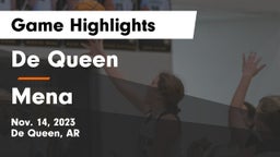 De Queen  vs Mena  Game Highlights - Nov. 14, 2023
