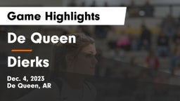 De Queen  vs Dierks  Game Highlights - Dec. 4, 2023