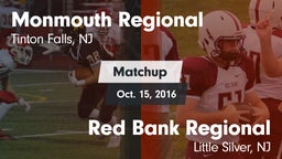 Matchup: Monmouth Regional vs. Red Bank Regional  2016