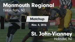 Matchup: Monmouth Regional vs. St. John-Vianney  2016