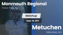Matchup: Monmouth Regional vs. Metuchen  2017