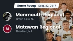 Recap: Monmouth Regional  vs. Matawan Regional  2017