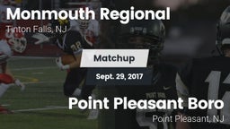 Matchup: Monmouth Regional vs. Point Pleasant Boro  2017