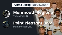 Recap: Monmouth Regional  vs. Point Pleasant Boro  2017