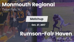 Matchup: Monmouth Regional vs. Rumson-Fair Haven  2017