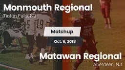 Matchup: Monmouth Regional vs. Matawan Regional  2018