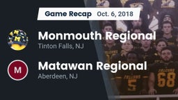 Recap: Monmouth Regional  vs. Matawan Regional  2018