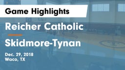 Reicher Catholic  vs Skidmore-Tynan  Game Highlights - Dec. 29, 2018