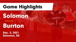 Solomon  vs Burrton  Game Highlights - Dec. 3, 2021