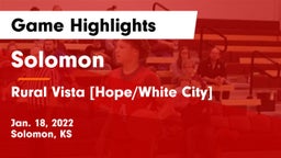 Solomon  vs Rural Vista [Hope/White City]  Game Highlights - Jan. 18, 2022