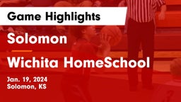 Solomon  vs Wichita HomeSchool  Game Highlights - Jan. 19, 2024