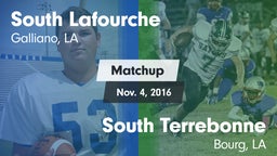 Matchup: South Lafourche vs. South Terrebonne  2016