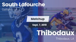 Matchup: South Lafourche vs. Thibodaux  2018