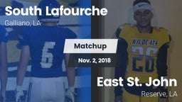 Matchup: South Lafourche vs. East St. John  2018