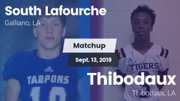 Matchup: South Lafourche vs. Thibodaux  2019