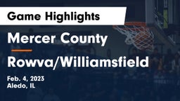 Mercer County  vs Rowva/Williamsfield  Game Highlights - Feb. 4, 2023
