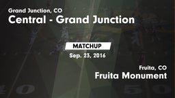 Matchup: Central - Grand vs. Fruita Monument  2016