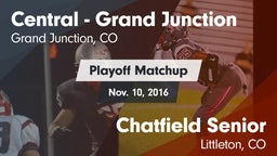 Matchup: Central - Grand vs. Chatfield Senior  2016