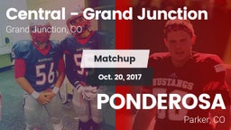 Matchup: Central - Grand vs. PONDEROSA  2017
