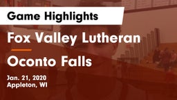 Fox Valley Lutheran  vs Oconto Falls  Game Highlights - Jan. 21, 2020