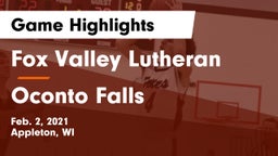 Fox Valley Lutheran  vs Oconto Falls  Game Highlights - Feb. 2, 2021