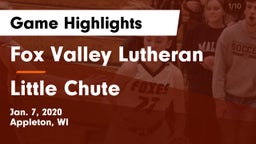 Fox Valley Lutheran  vs Little Chute  Game Highlights - Jan. 7, 2020