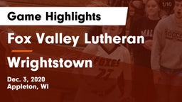 Fox Valley Lutheran  vs Wrightstown  Game Highlights - Dec. 3, 2020