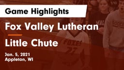 Fox Valley Lutheran  vs Little Chute  Game Highlights - Jan. 5, 2021
