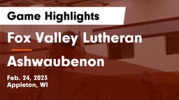 Fox Valley Lutheran  vs Ashwaubenon  Game Highlights - Feb. 24, 2023