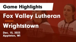 Fox Valley Lutheran  vs Wrightstown  Game Highlights - Dec. 15, 2023