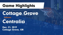 Cottage Grove  vs Centralia  Game Highlights - Dec. 21, 2019