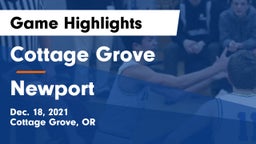 Cottage Grove  vs Newport  Game Highlights - Dec. 18, 2021