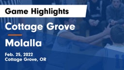 Cottage Grove  vs Molalla  Game Highlights - Feb. 25, 2022