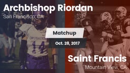 Matchup: Archbishop Riordan vs. Saint Francis  2017