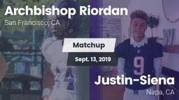 Matchup: Archbishop Riordan vs. Justin-Siena  2019