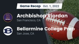 Recap: Archbishop Riordan  vs. Bellarmine College Prep  2022
