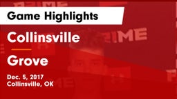 Collinsville  vs Grove  Game Highlights - Dec. 5, 2017