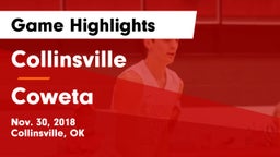 Collinsville  vs Coweta  Game Highlights - Nov. 30, 2018