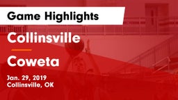 Collinsville  vs Coweta  Game Highlights - Jan. 29, 2019